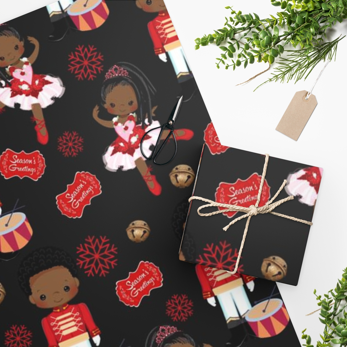 Mint Gingerbread Wrapping Paper – Vivie & Ash