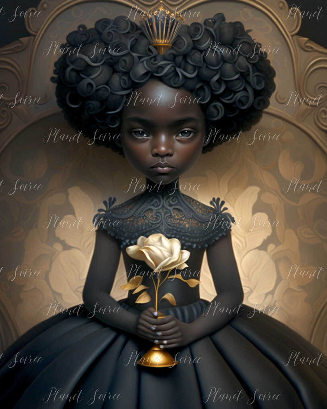 african american princess art