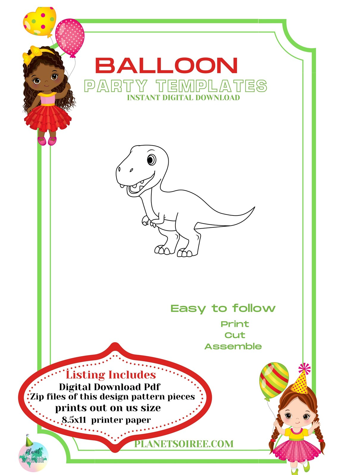 Dinosaur Mosaic from Balloon , Dino Mosaic , Tyrannosaurus Balloon Mosaic , T-rex balloon Mosaic , Dino Birthday decor , Kids Birthday