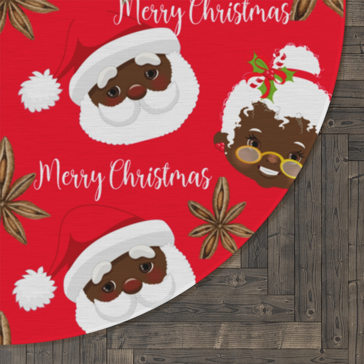 Mr and Mrs Clifford Claus Holiday Rug