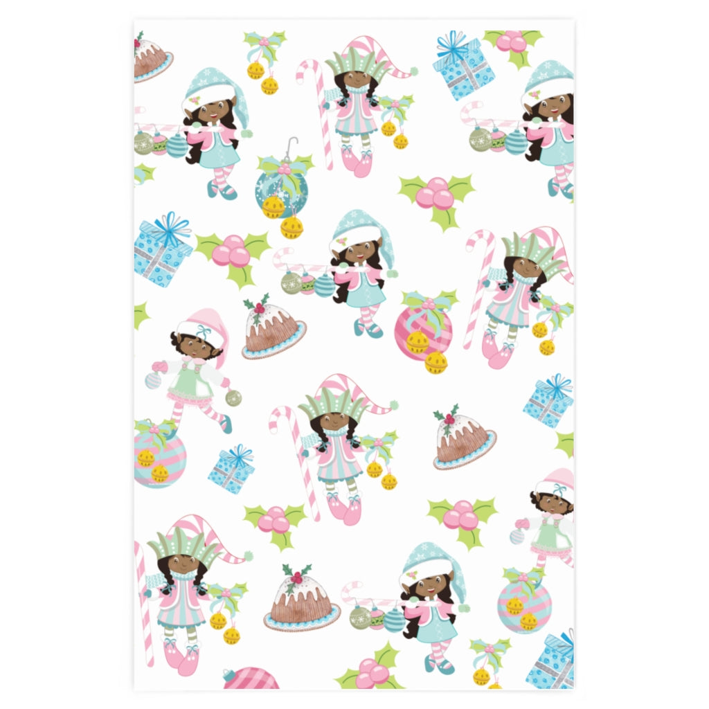 Ericka The Christmas Elf Wrapping Paper