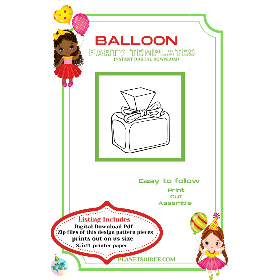 Perfume Balloon Template