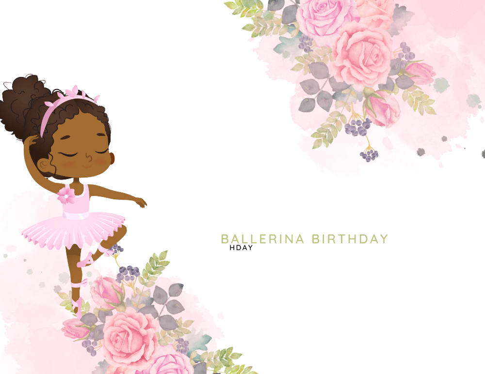 Floral Baby birthday placemat