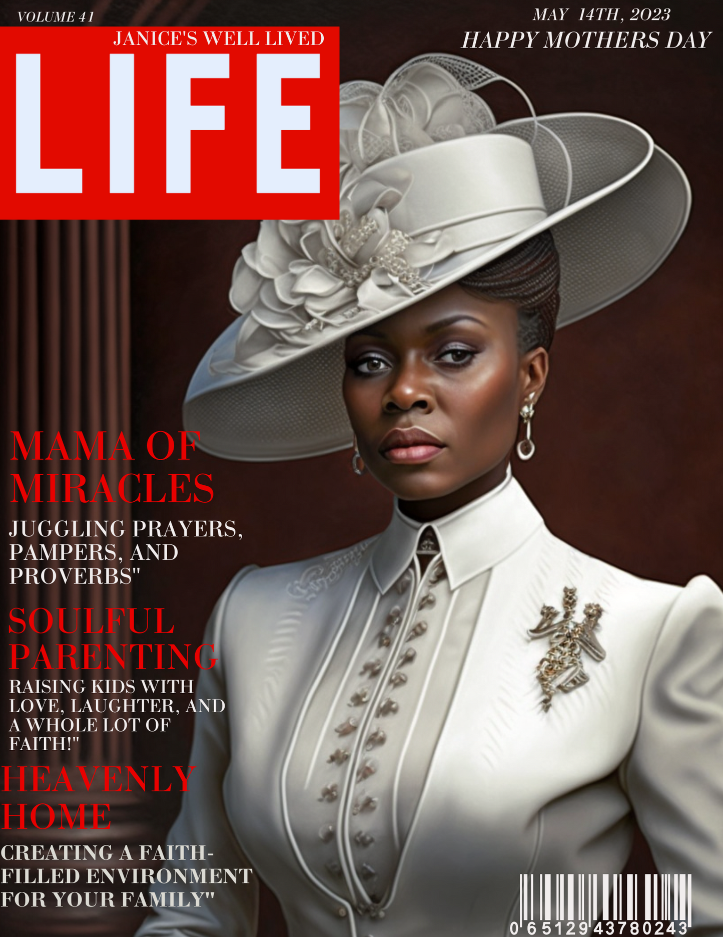 Custom Mother's Day Magazine - Let Mom Be the Star her own Magazine Cover