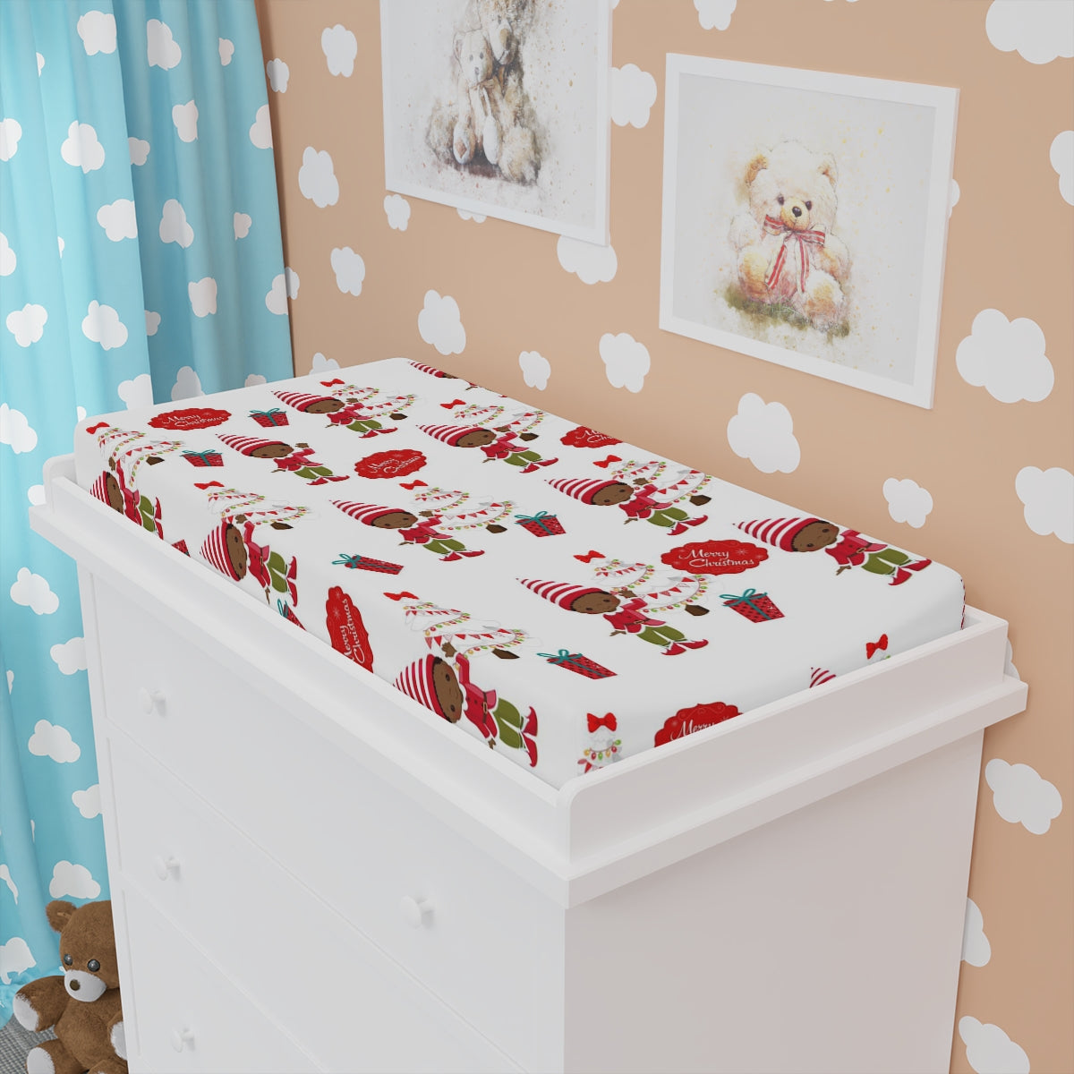 Lets me Take a Elfie Baby Changing Pad Cover