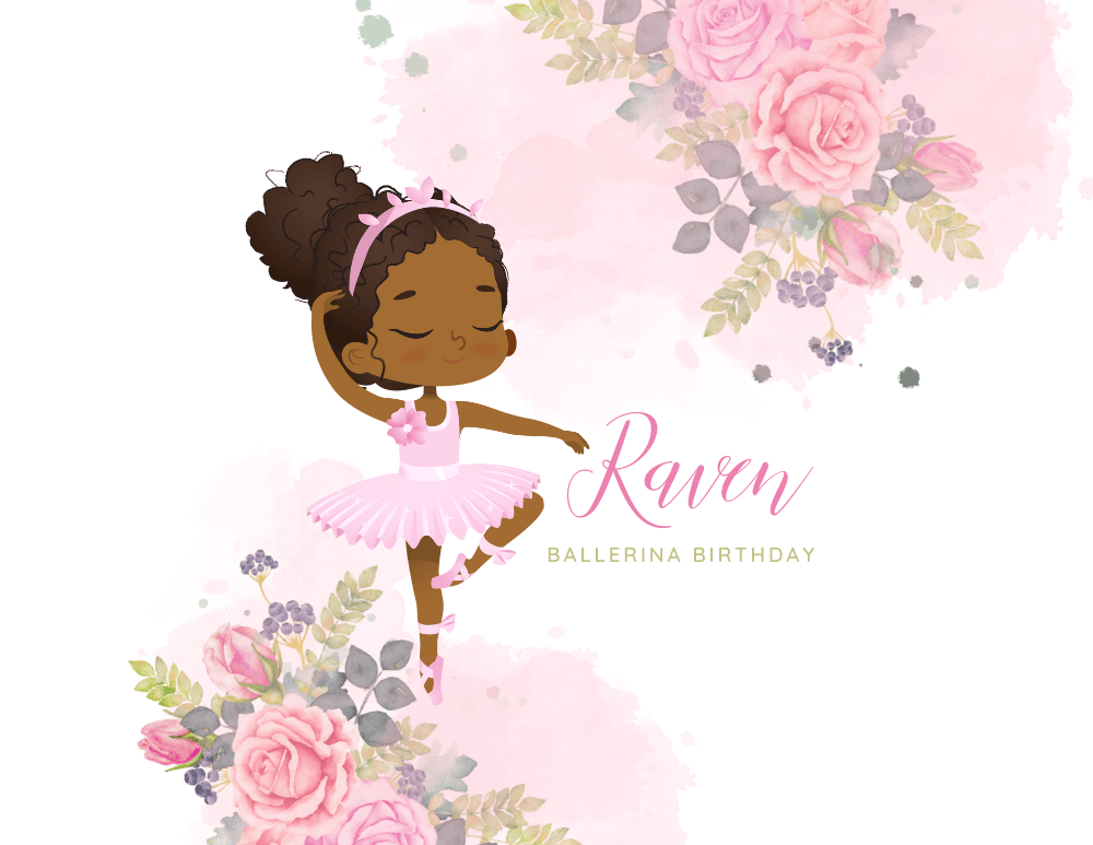 Floral Ballerina Placemat