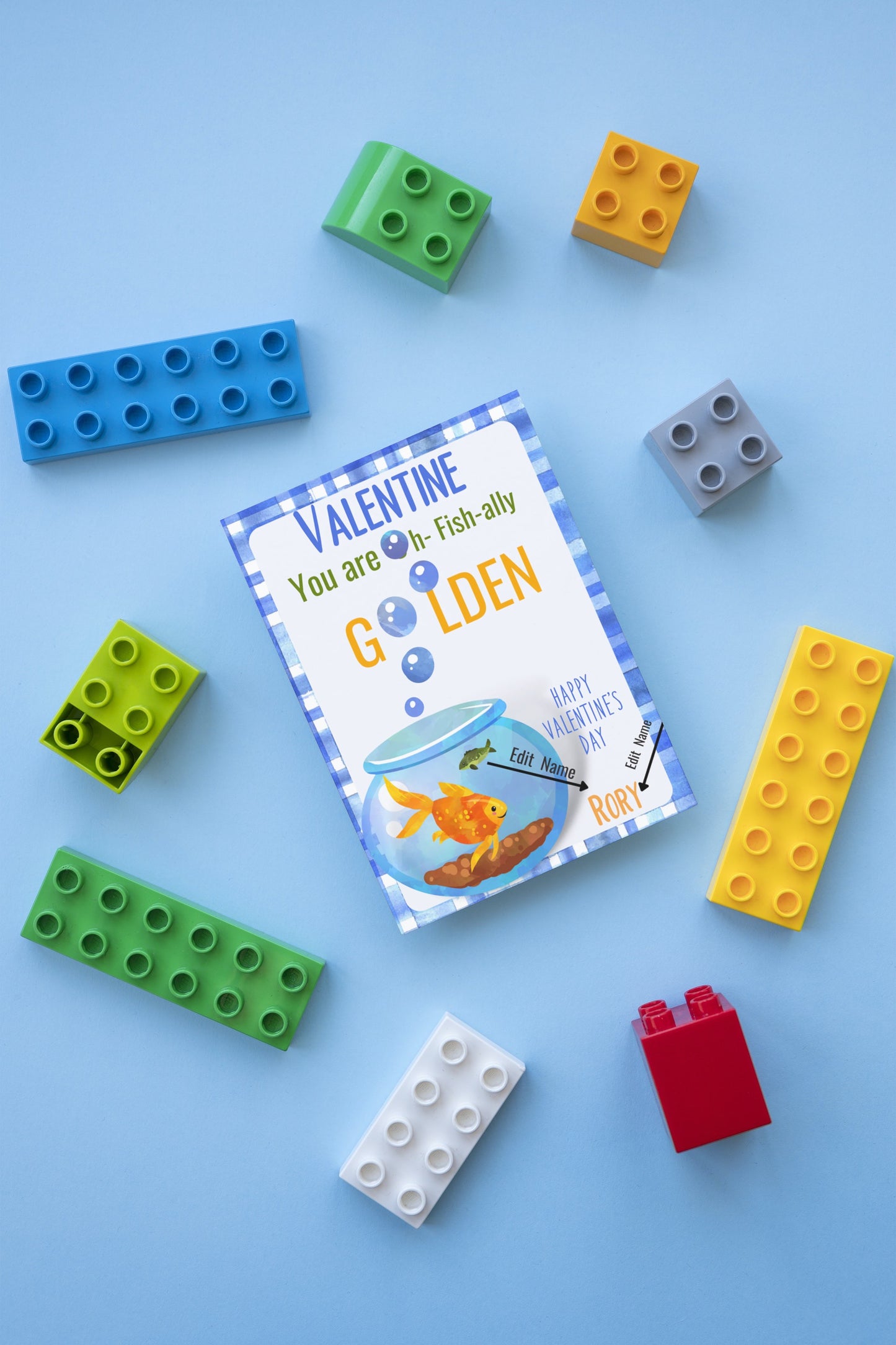 Happy Valentine's Day! This listing is for PRINTABLE Valentines in a GOLDFISH theme.