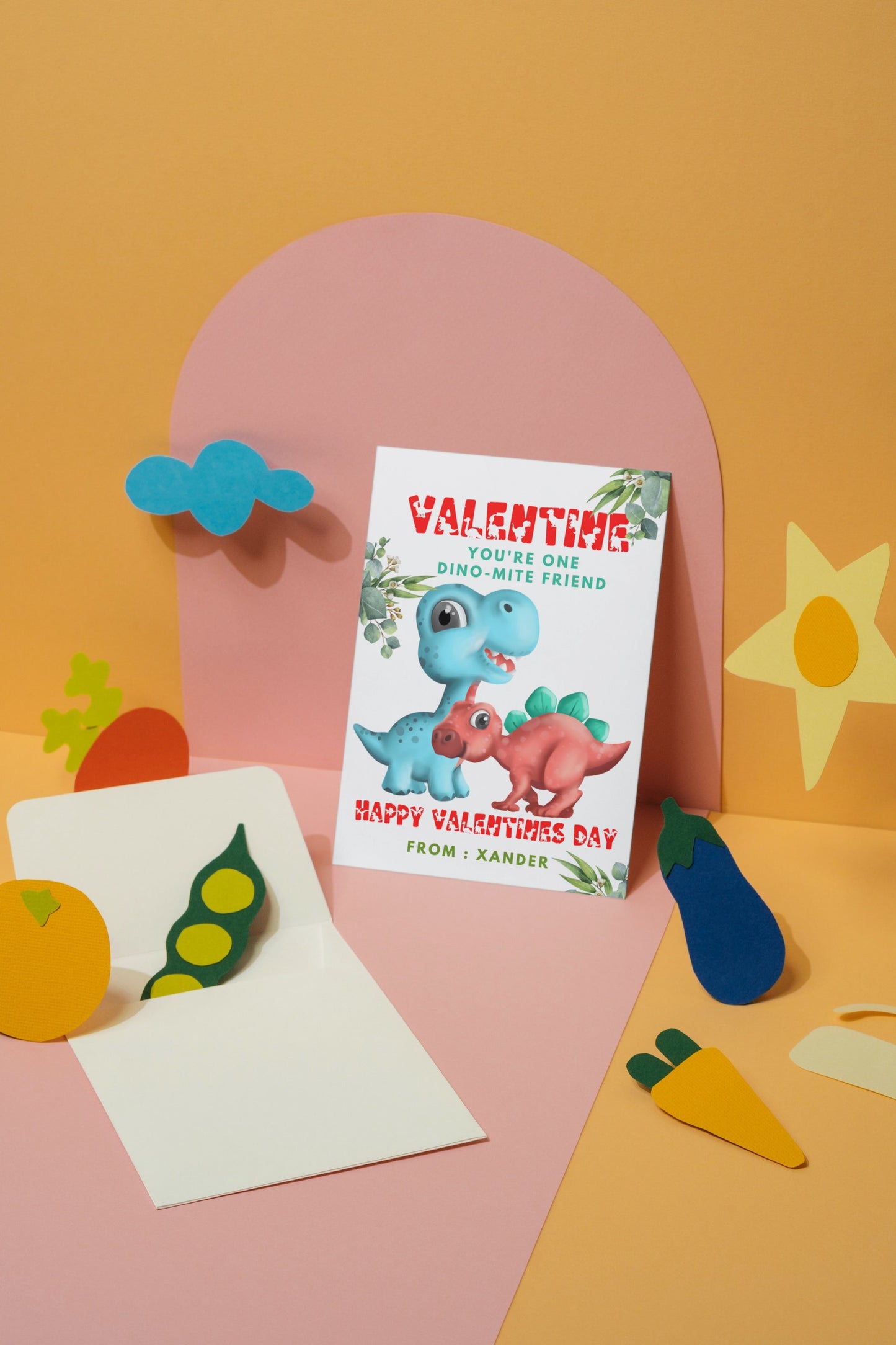 Editable Dinosaur Valentine Tags, Kids Valentine Cards, School Valentine Tags