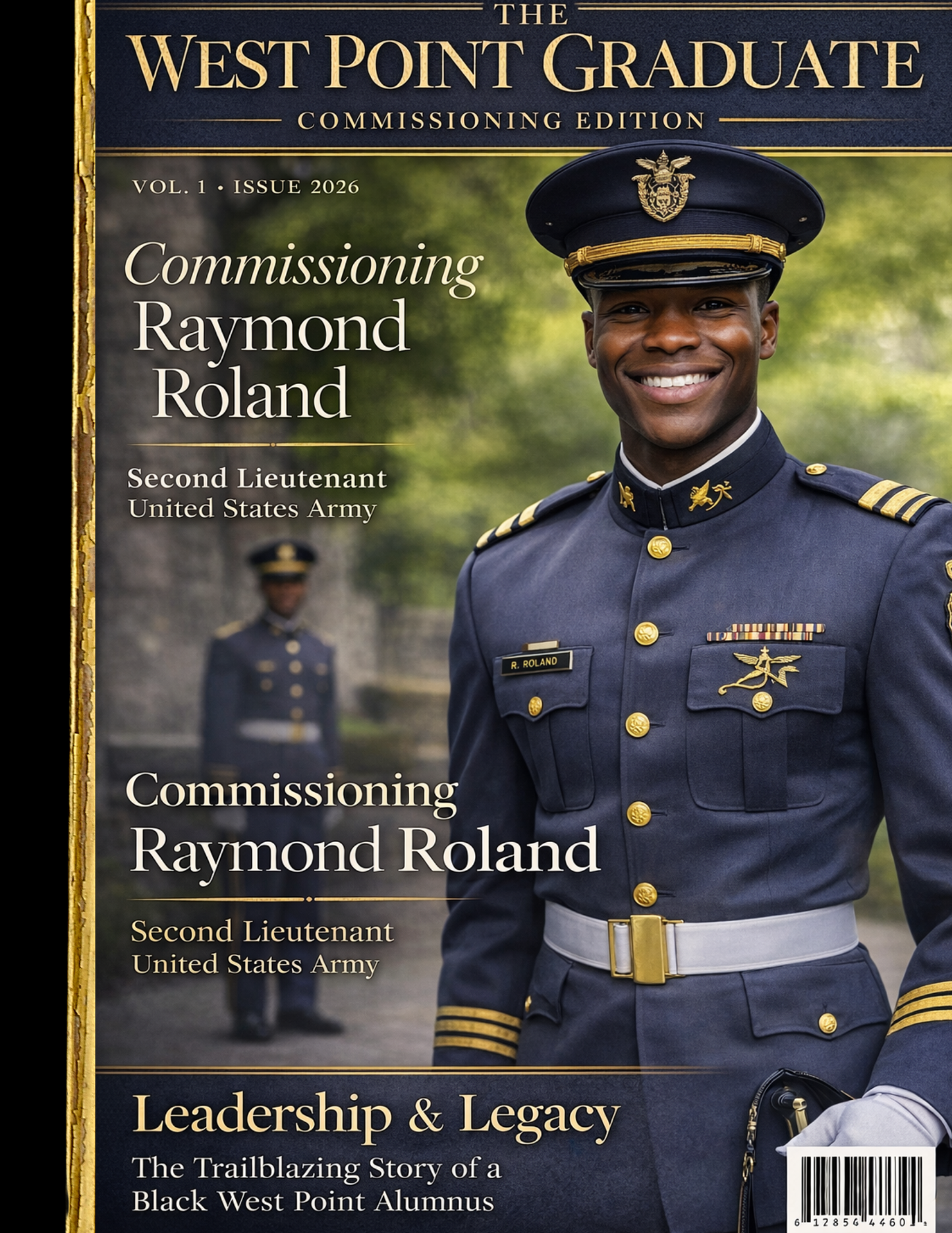 "Honoring Your Service: Personalized Military Grad Keepsake Magazine