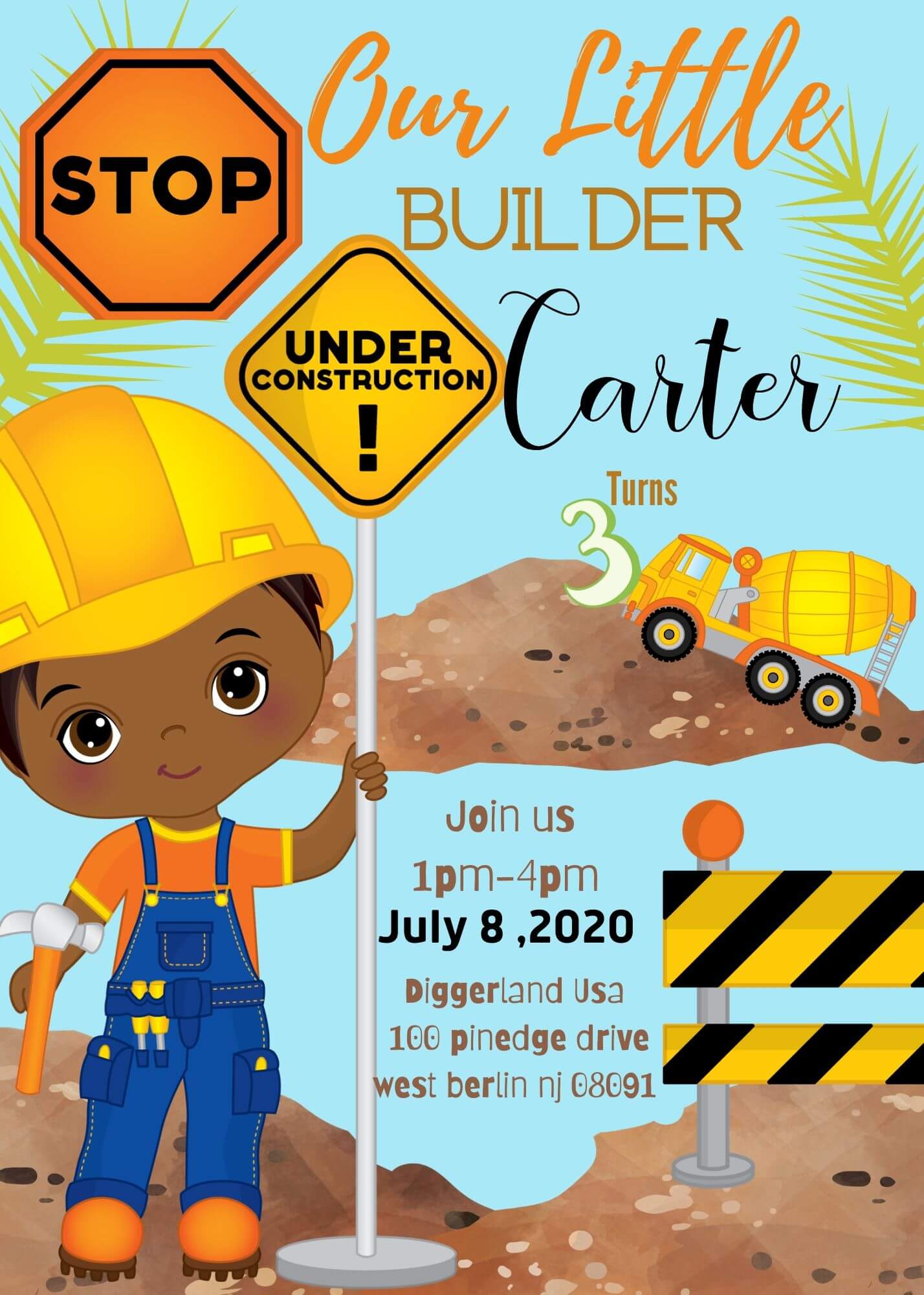 Lil Builder Birthday