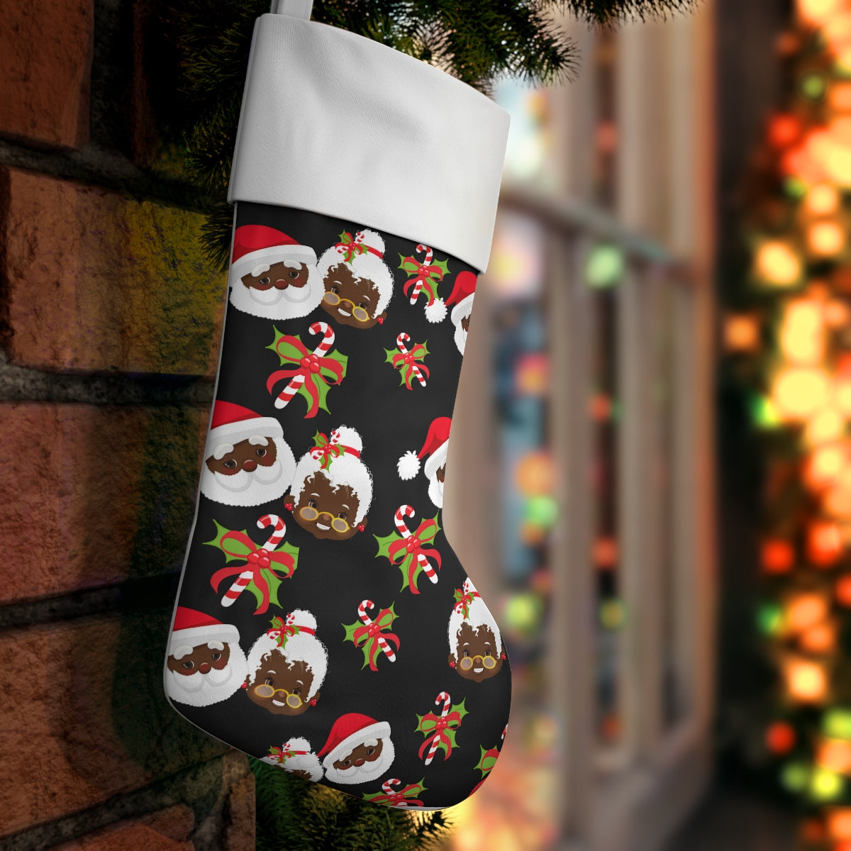 Mr and Mrs Clifford Claus Holiday Stocking