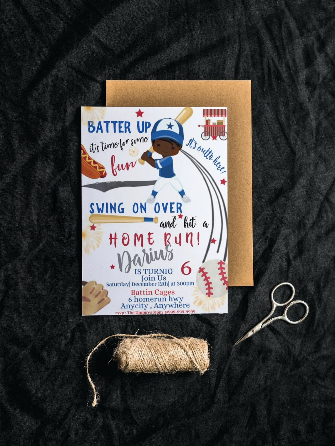 Baseball Birthday Invite, It's outta here! Invitation , personalized party invitation, Invite , Digital Download