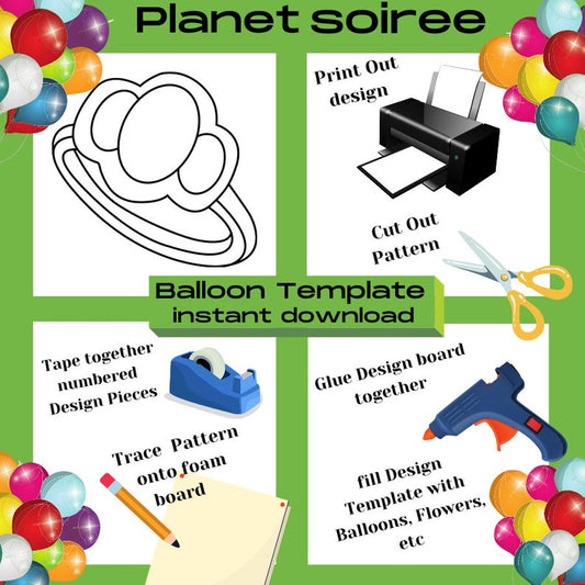 Three Stone Diamond Ring mosaic template , Engagement party , jewelry , Diva party decor , Glam party