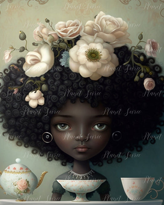 Digital Download, Tea Party ClipArt , Social Tea , Bridal Shower Invitation , Flowers Floral clipart, COMMERCIAL ART, POD, Kpd, Printables