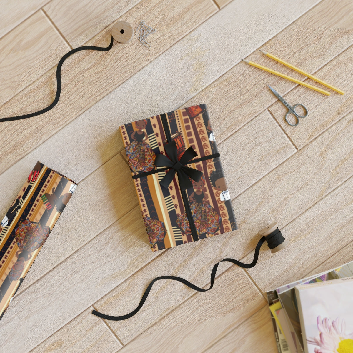 Gift Wrapping Paper Rolls, 1pc
