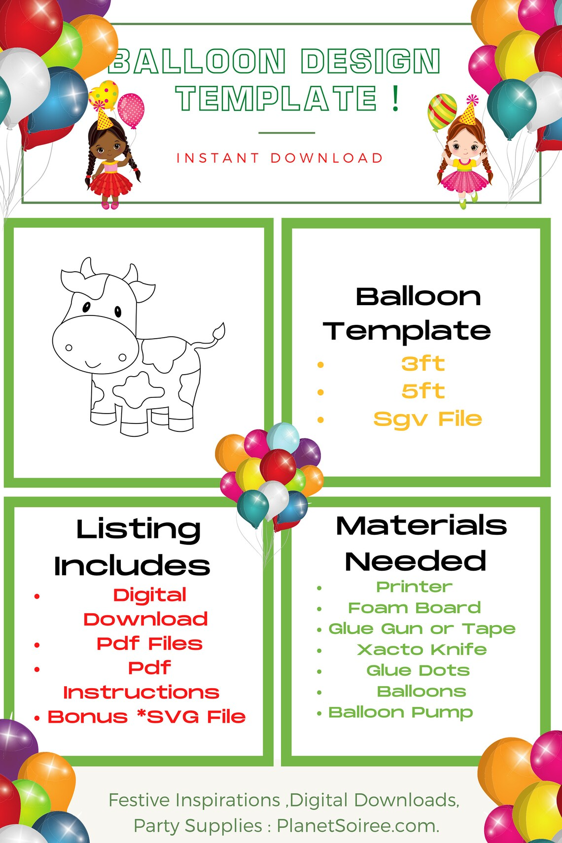 balon kalıbı  Balloon template, Balloons, Templates printable free