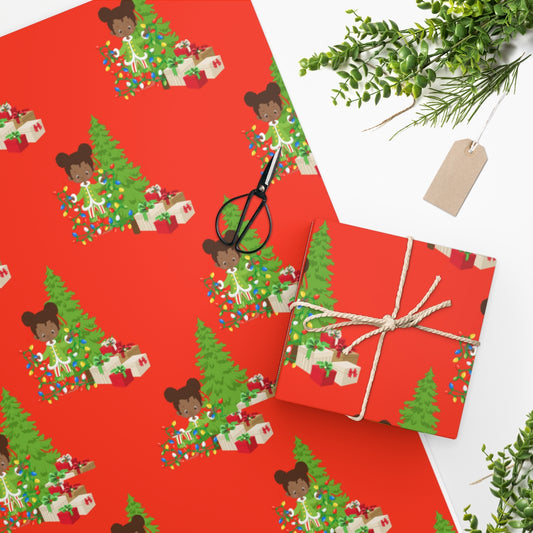 Christmas Tree and  Me Wrapping Paper