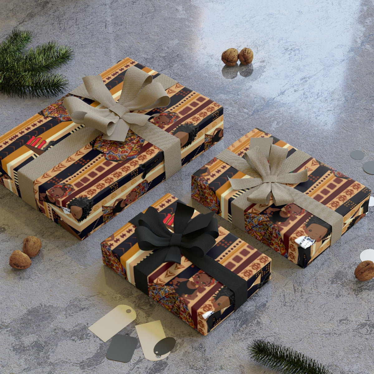 Gift Wrapping Paper Rolls, 1pc
