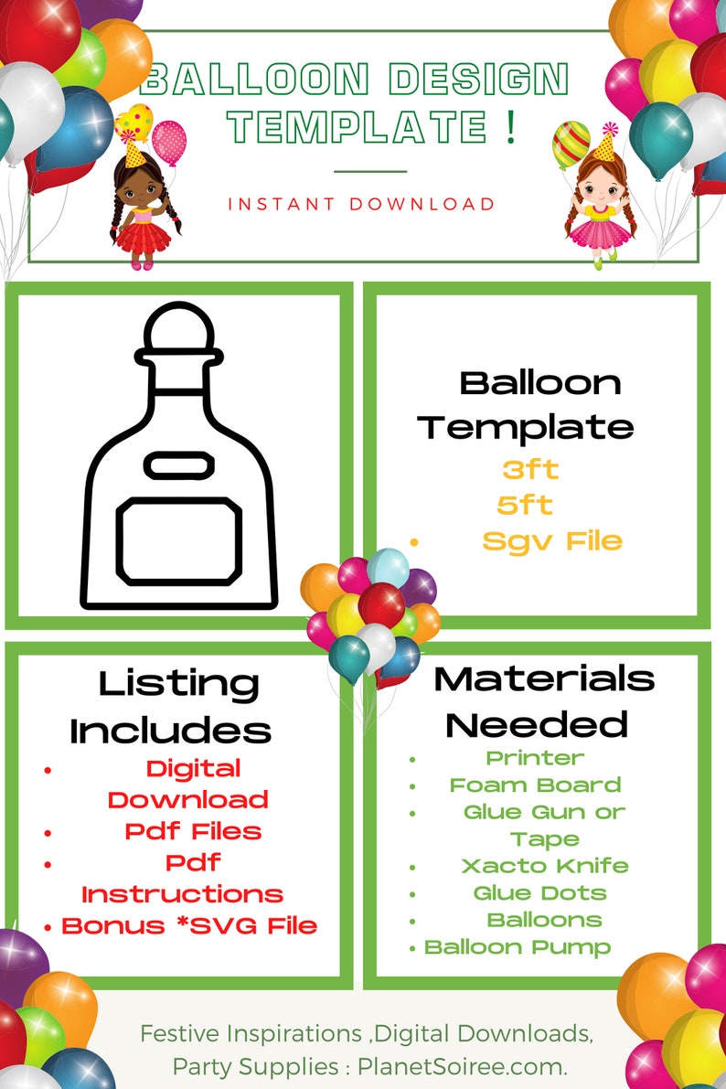 Tequila Bottle Balloon mosaic, Patron Bottle Mosaic Template,Party Bottle Mosaic From Balloons, Patron Bottle Balloons, Mosaic from Balloons