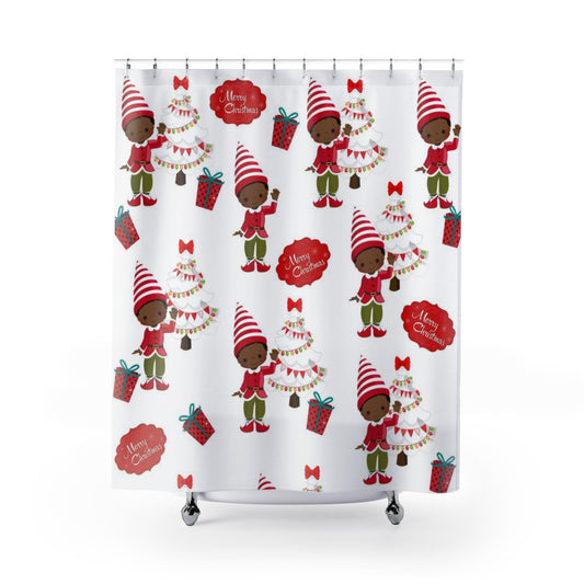Let me Take a Elfie Shower Curtains