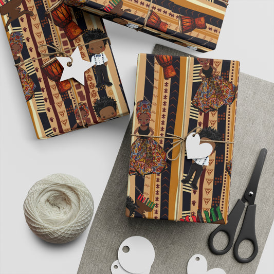 Gift Wrapping Paper Sheets, 1pc