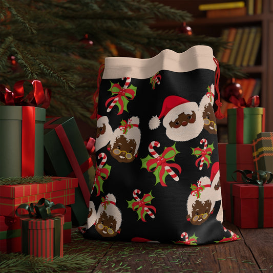 Mrs and Mrs Claus Holiday Sack