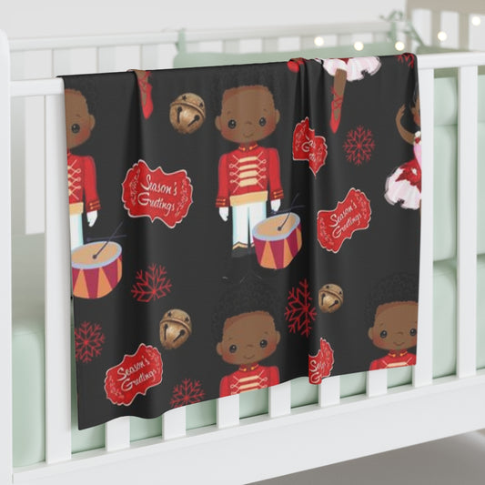 Chocolate Nutcracker Baby Blanket