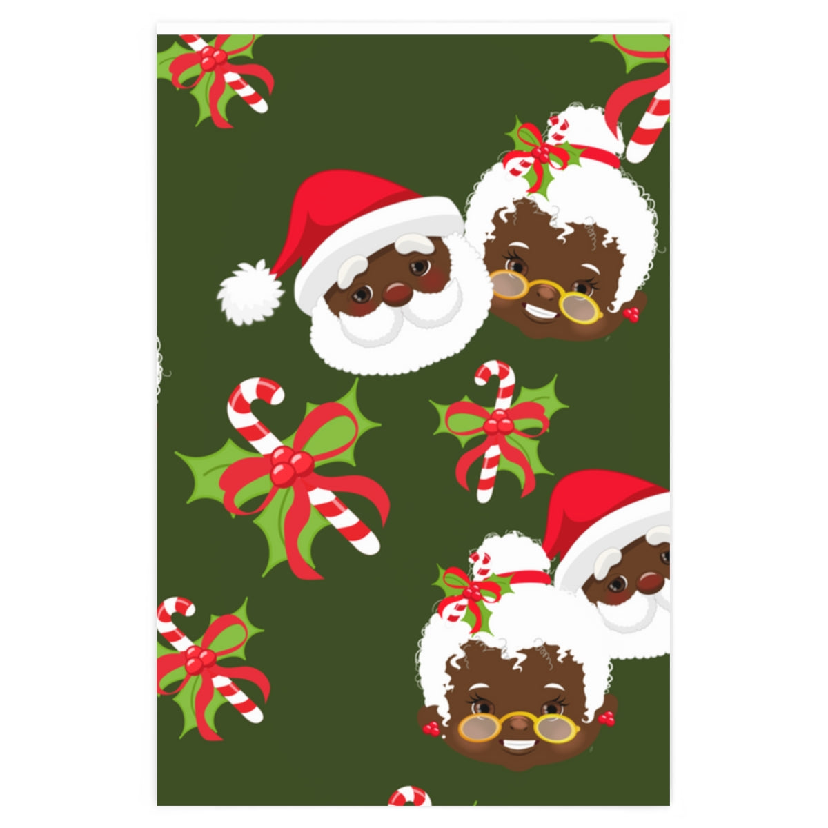 Mr and Mrs Cleotus Claus Wrapping Paper