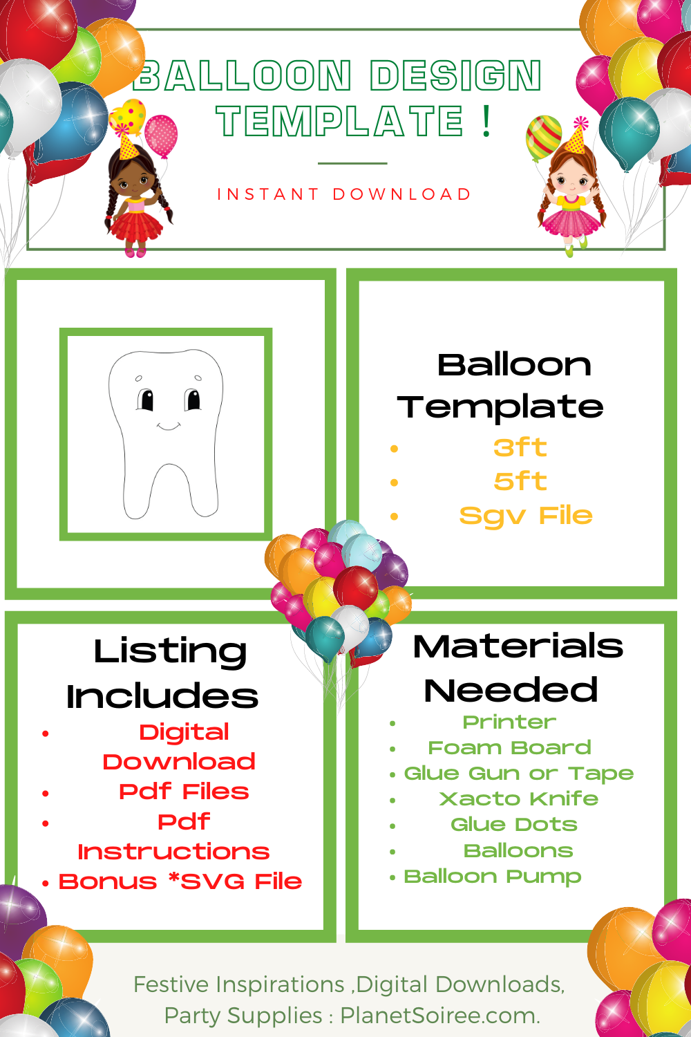 Tooth Mosaic template