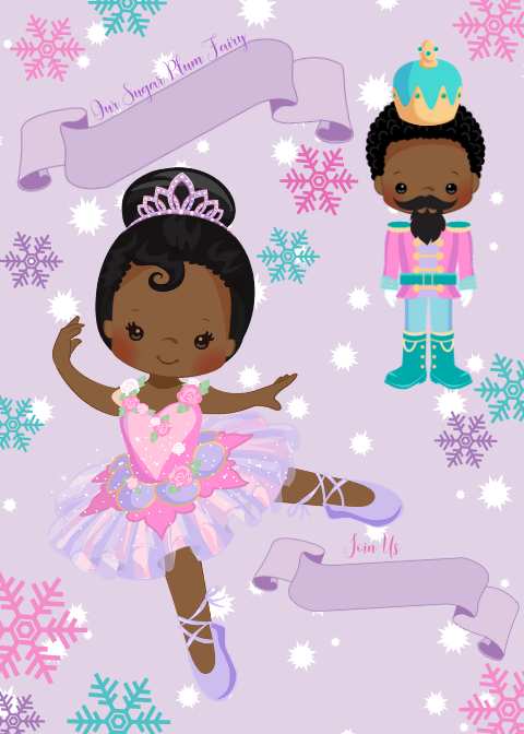 Plum Fairy Invite