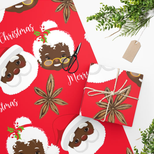 Mr and Mrs Clifford Claus Wrapping Paper