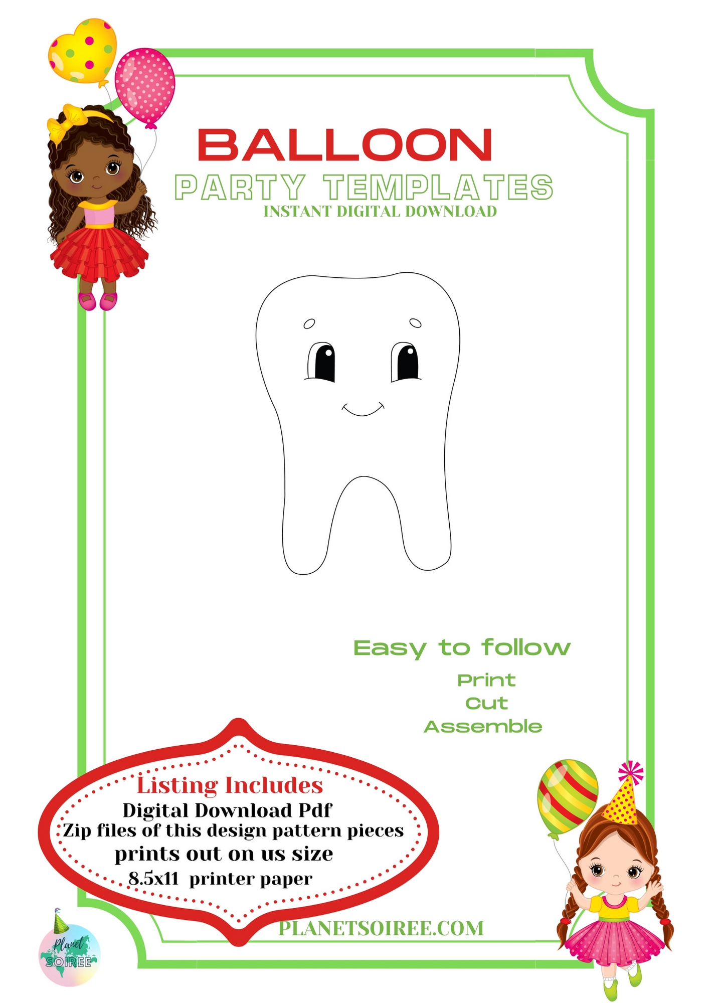 Tooth Mosaic template