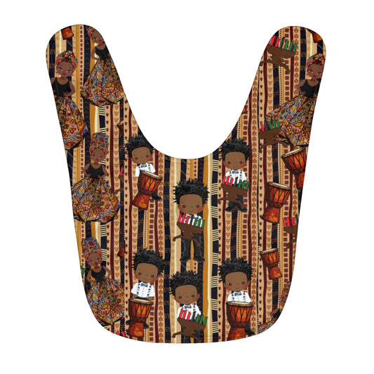 Kwanza Fleece Baby Bib