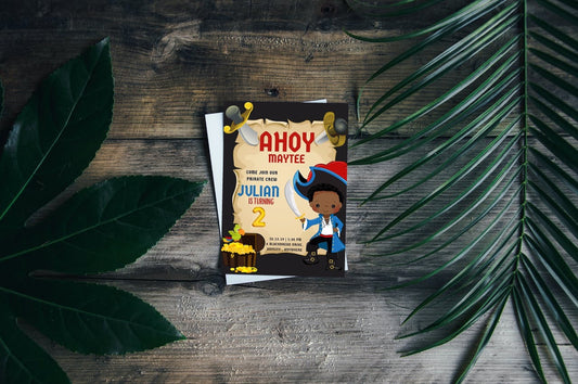 Ship Ahoy Birthday Invite