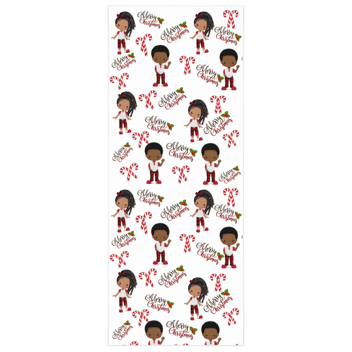 Peppermint Christmas Wrapping Paper , Heritage gift wrap