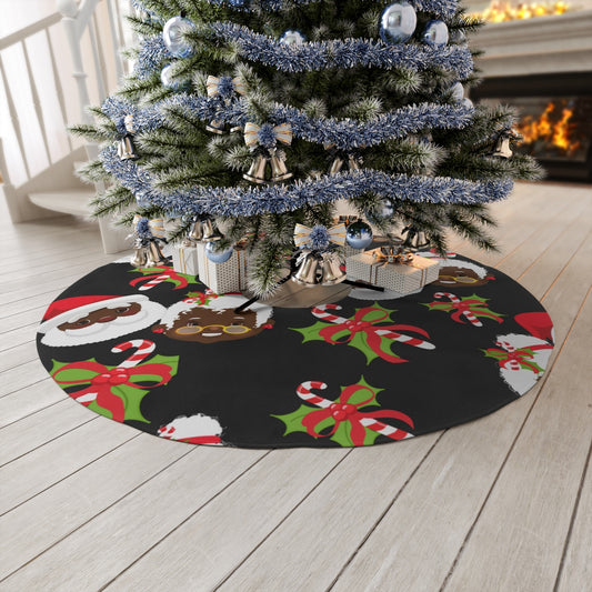 Mr and Mrs Clifford Claus Round Tree Skirt