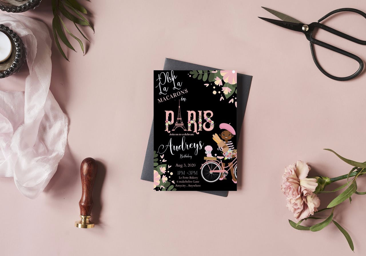 Paris & Macarons Birthday