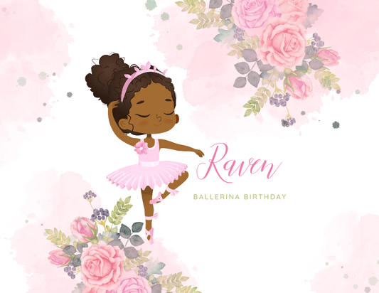 Floral Ballerina Placemat