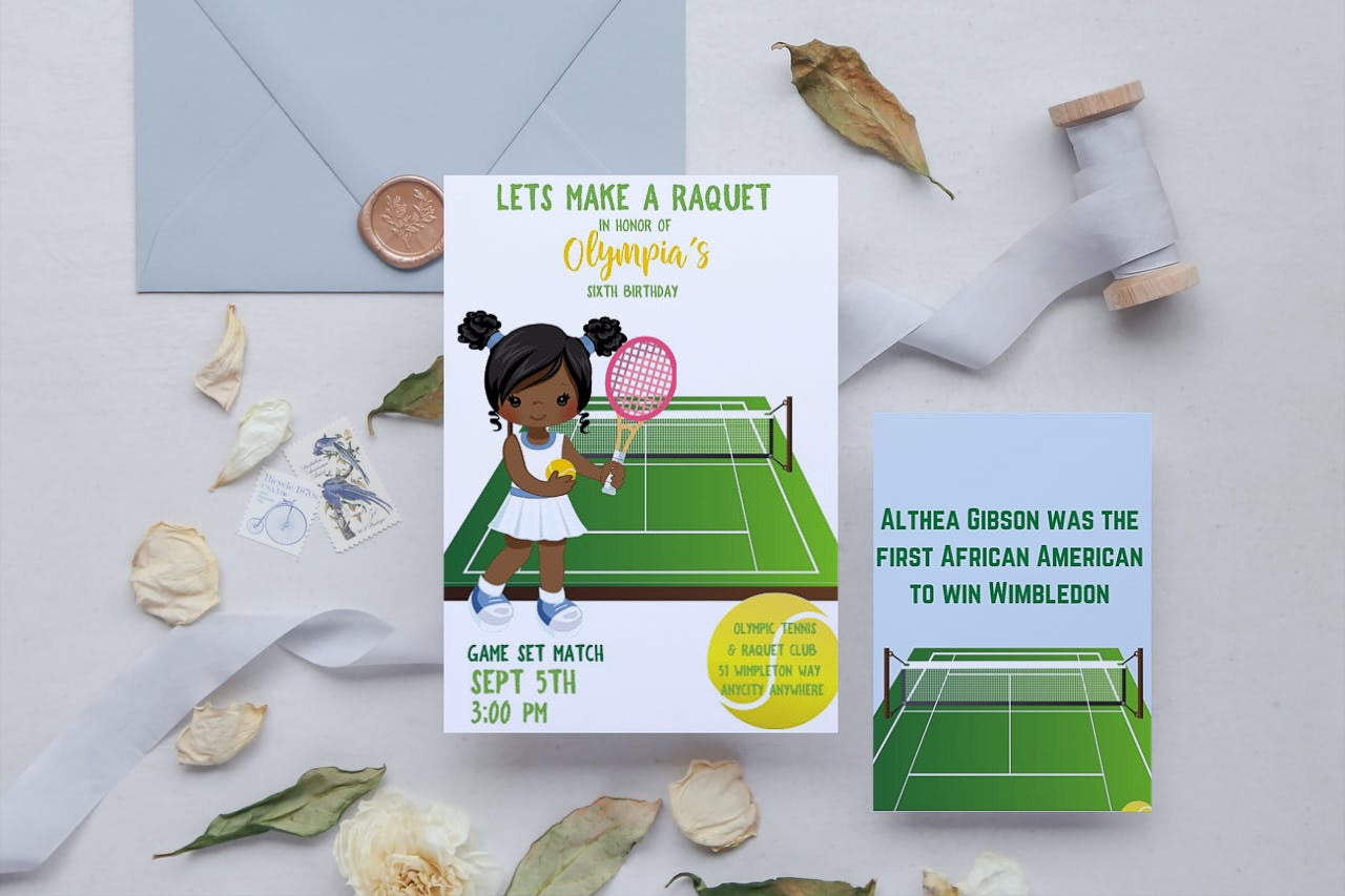 Lets Make a Racquet Birthday