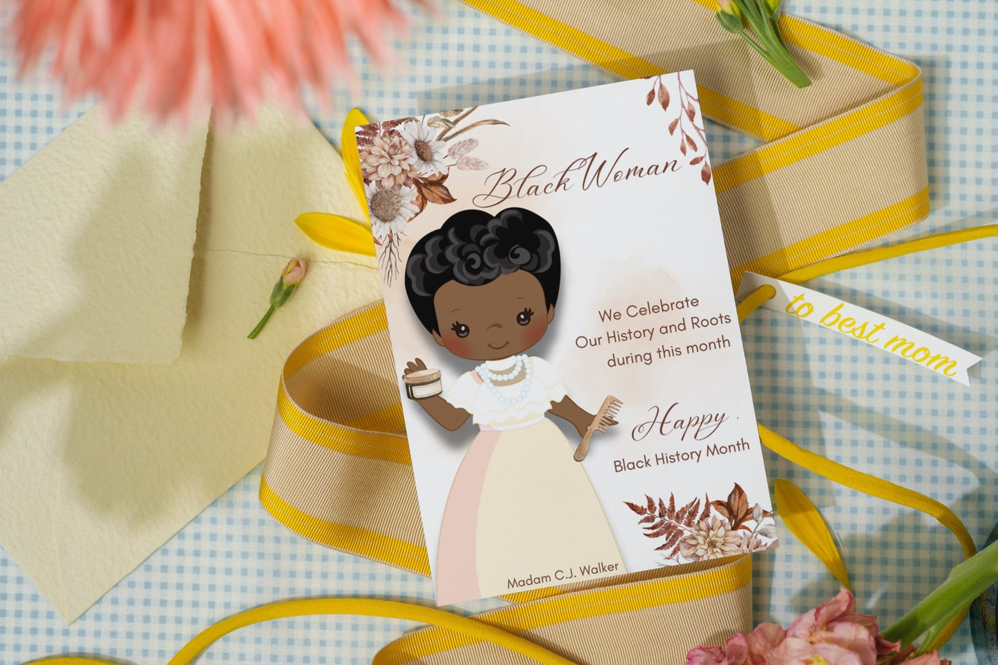 Celebrate Black History Month ,  Madam C. J. Walker , printable